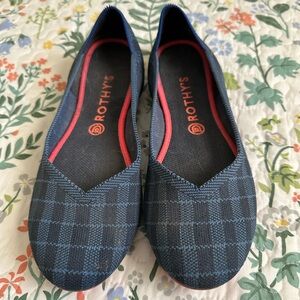 Rothy's Blue and Red Casual Flats